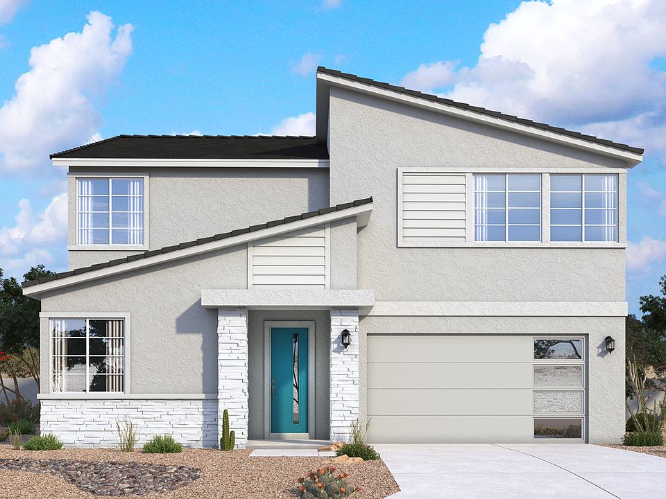 Mid-century modern Powell exterior with strong lines, balanced proportions and architectural details
