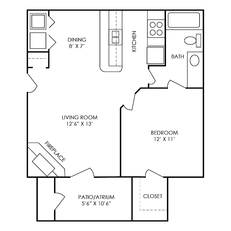 Floor plan The Bay