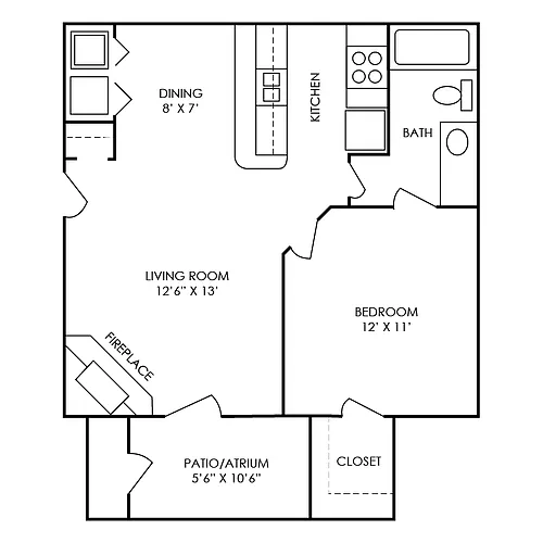 Floor plan The Bay