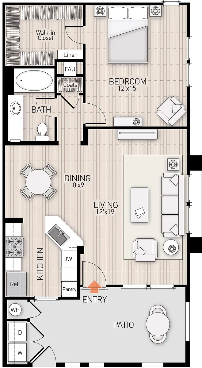Floor plan Plan D