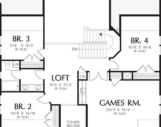 Upper Level Floor Plan
