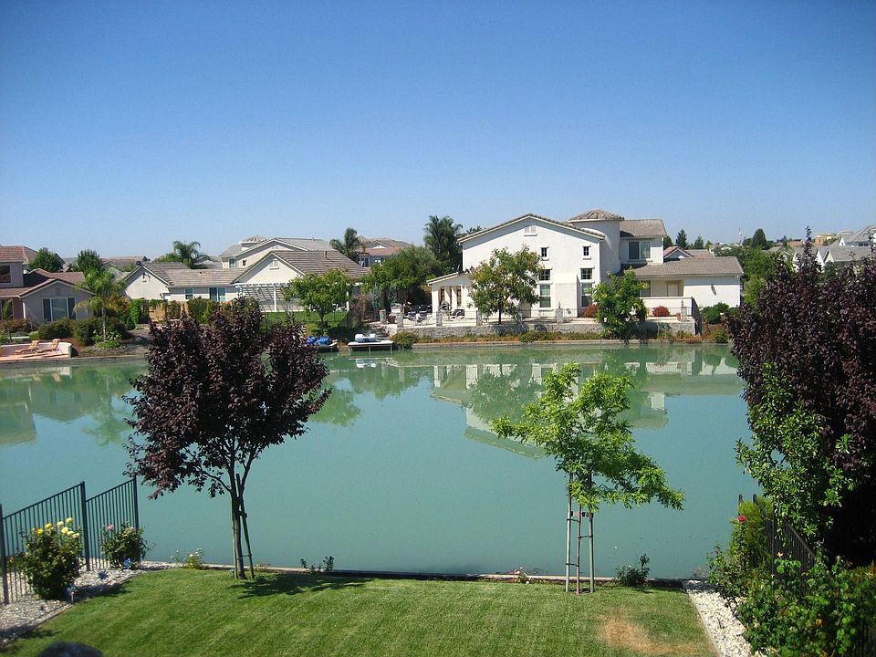 Backyard lake view..