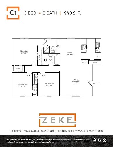 Floor plan C1R