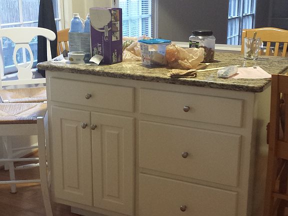 kitchen overlooking family room
