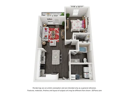 Floor plan A1LL