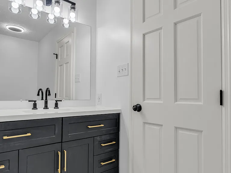 All new stylish master bath