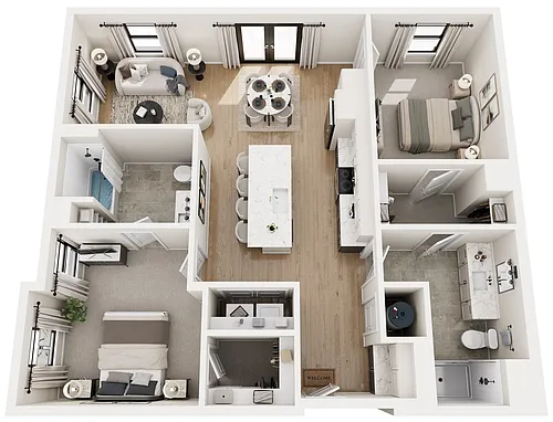 Floor plan 2C