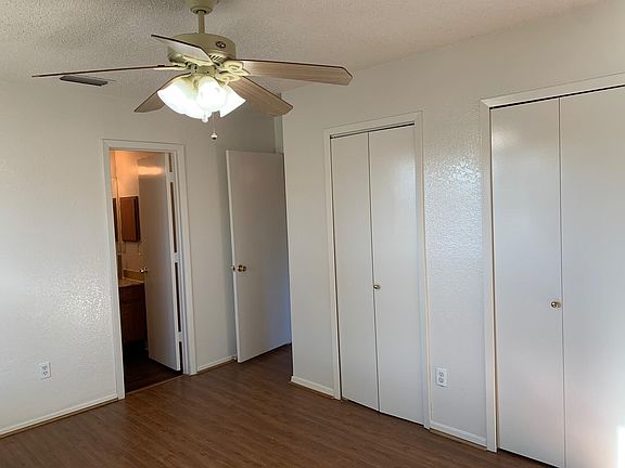 Master bedroom with double closets and en suite bathroom.
