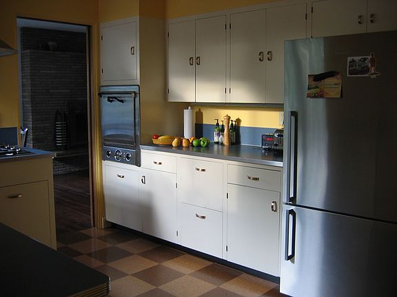 restored 50s kitchen