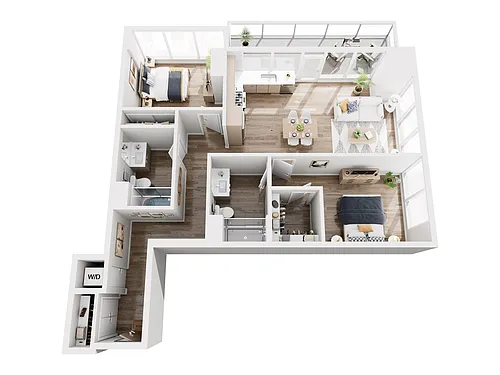 Floor plan B21