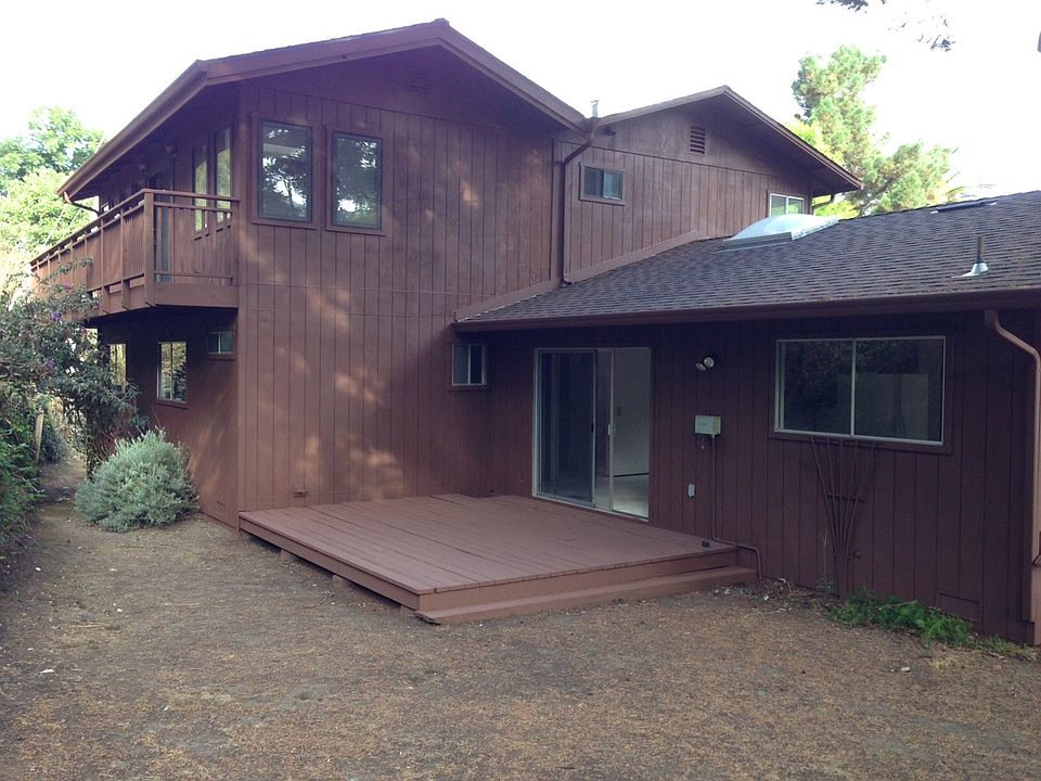 rear of home