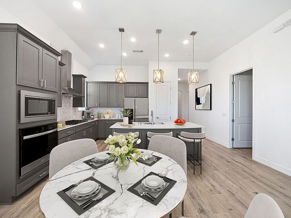Virtually Staged Dining Area