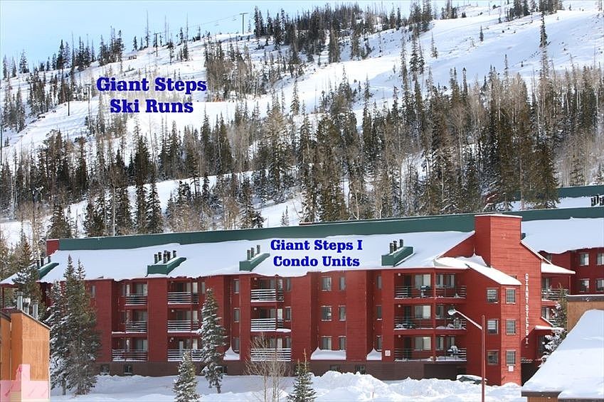 Next to main ski runs
