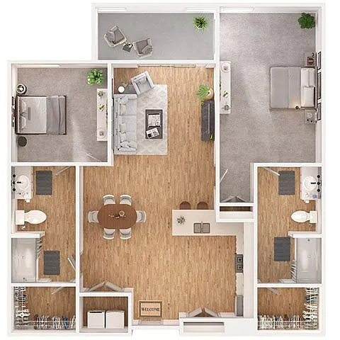 Floor plan B6P1