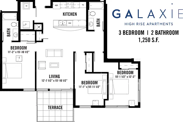 Galaxie High Rise Apartments — Photo 147