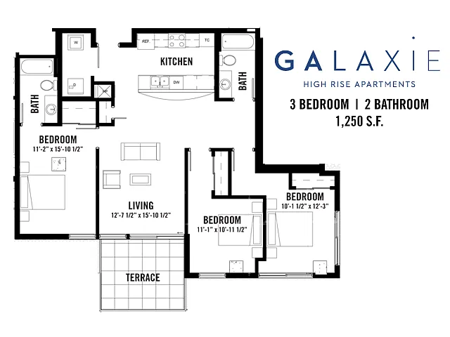 Floor plan 411