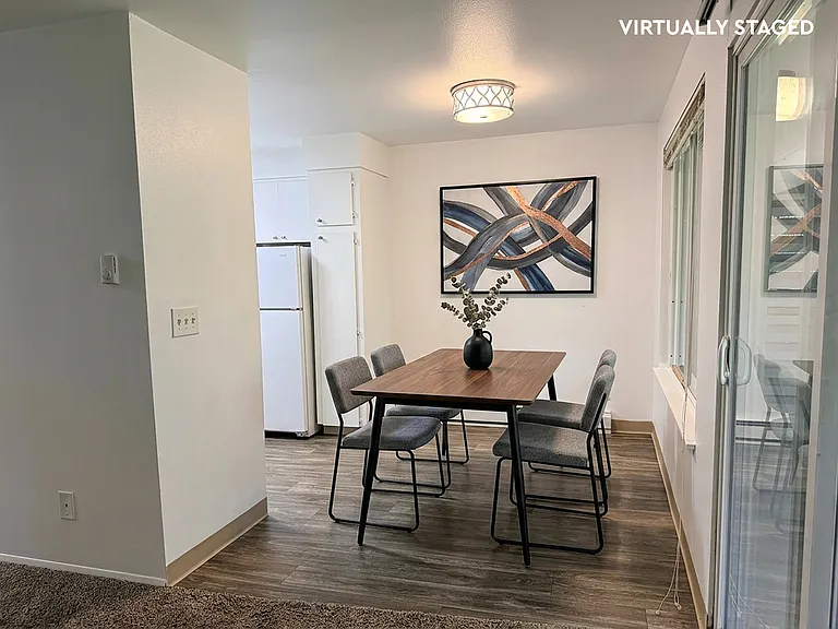Dining room next to the kitchen.