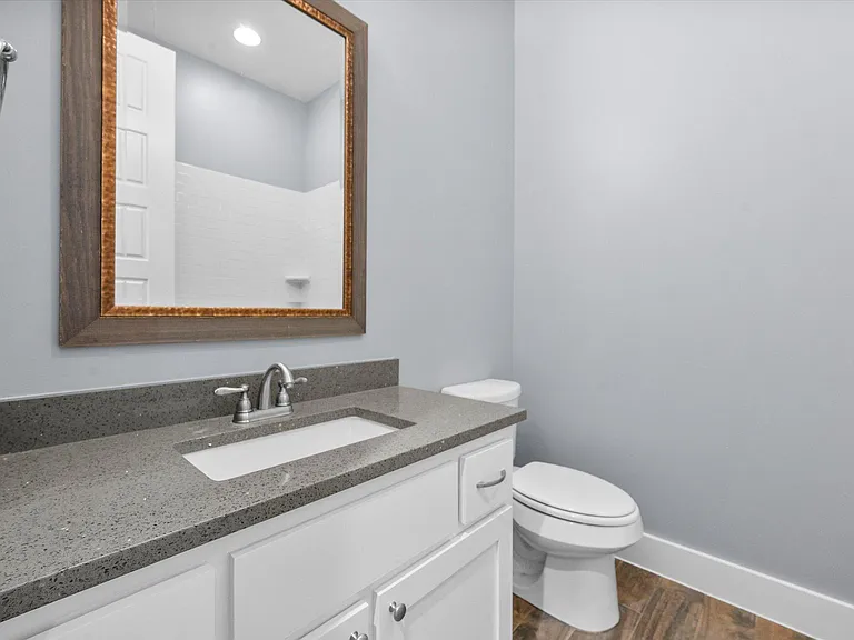 First floor full bathroom