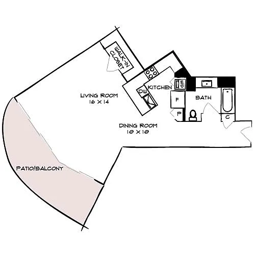 Floor plan Dunes EA Premier