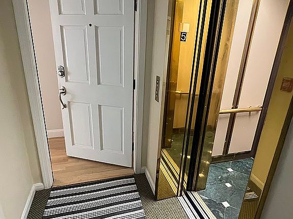 Unit entrance off elevator