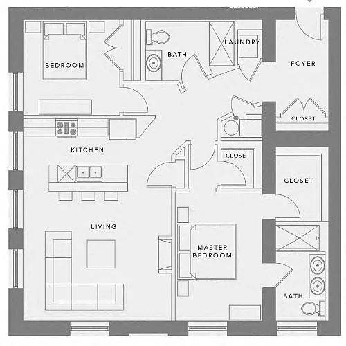 Floor plan 05 Tier - NW Corner