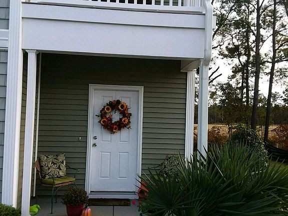 My Unit, Front Porch w/Master Balcony Above