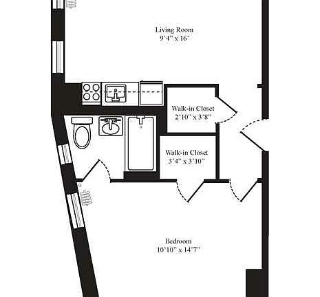 2nd image of 214 W 96th St APT 2A