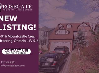 916 Mountcastle Cres #2, Pickering, ON L1V5J6