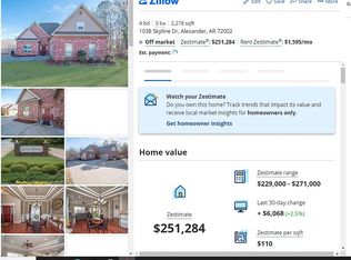 1038 Skyline Dr, Alexander, AR 72002