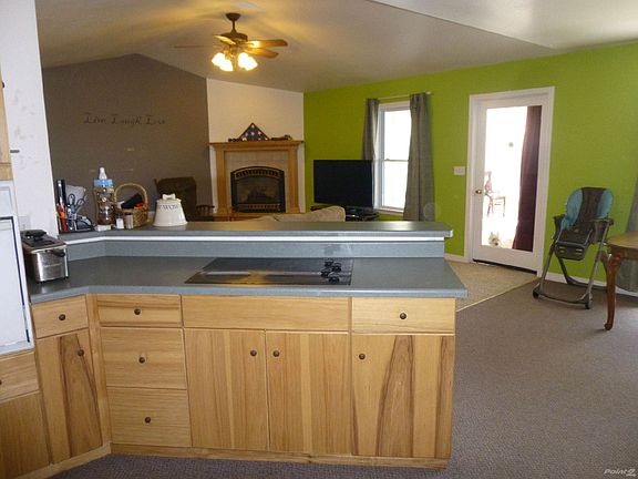 Kitchen open to Living Room