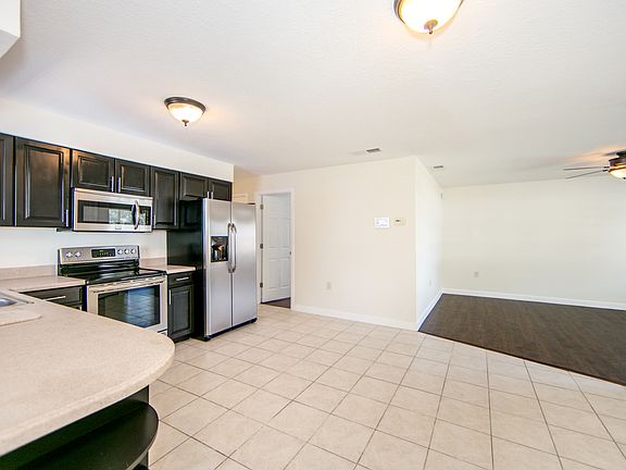 Kitchen and Living Room.