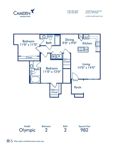 Floor plan Olympic