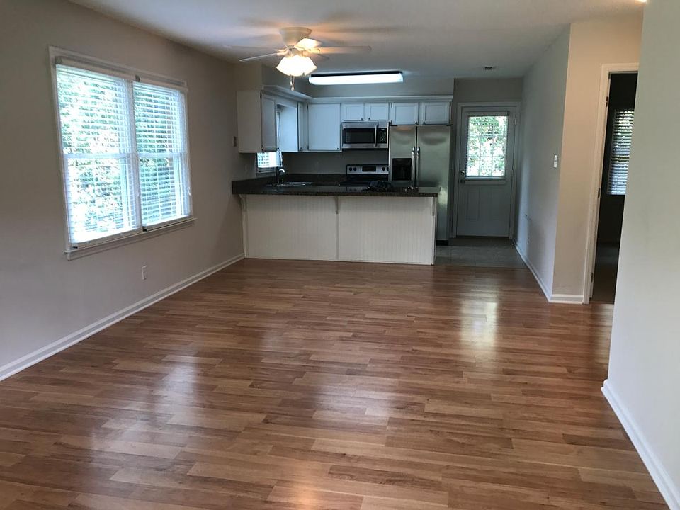 living dining and kitchen area