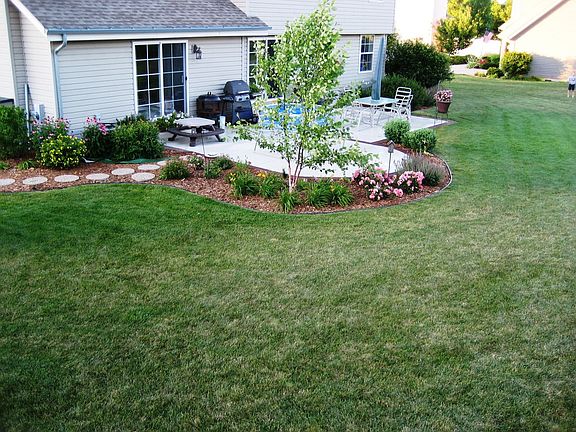 2 sets of doors to patio