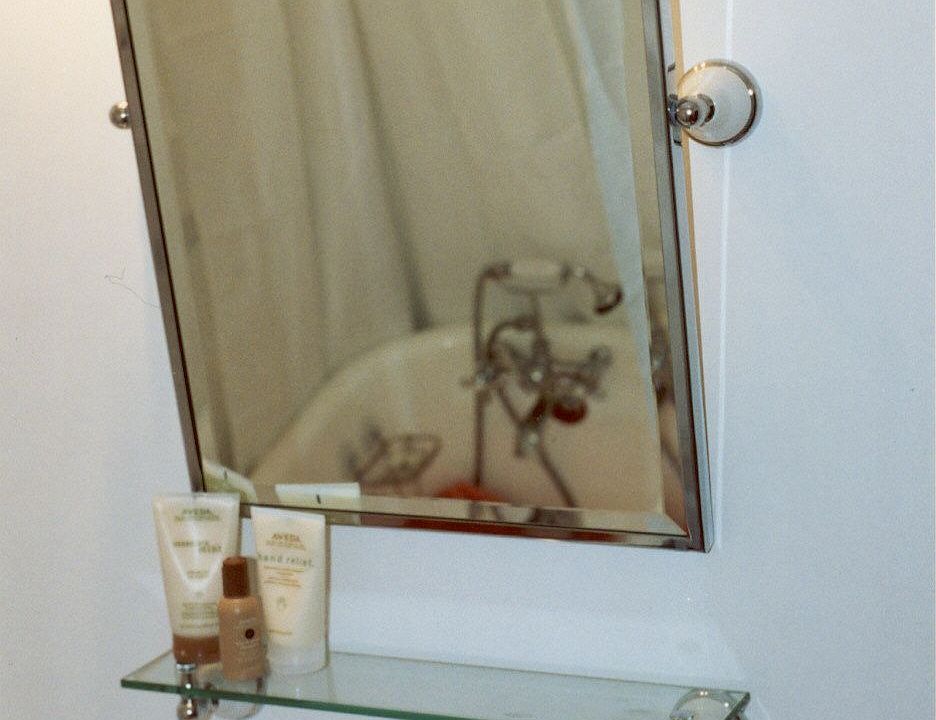 Mirror over sink