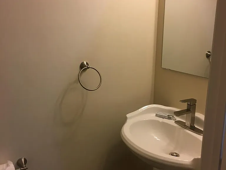 half bathroom on 1st floor