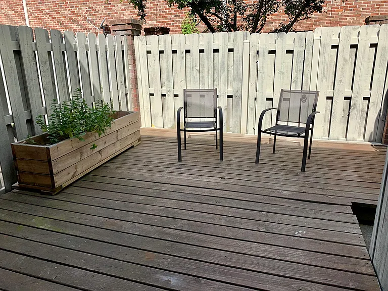 Outdoor living space.