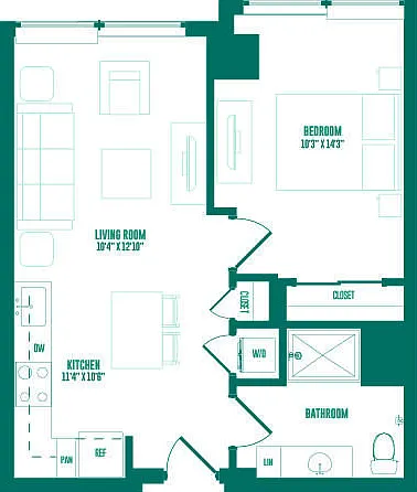 A8H2 floor plan The Hamilton