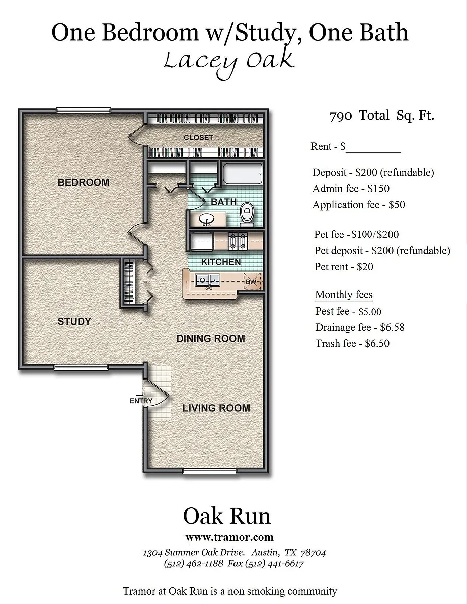 Floor plan Lacey Oak