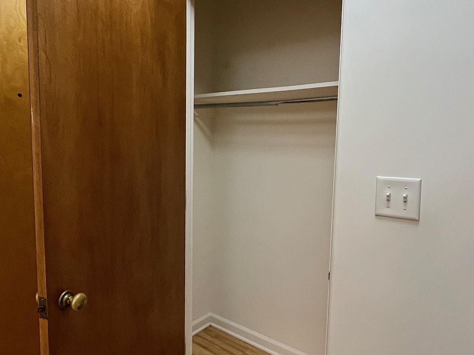 Entryway coat closet.