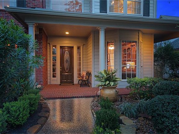 Inviting front porch.