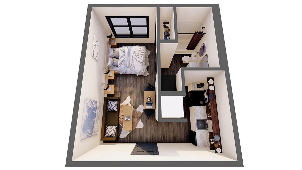 Floor plan Studio