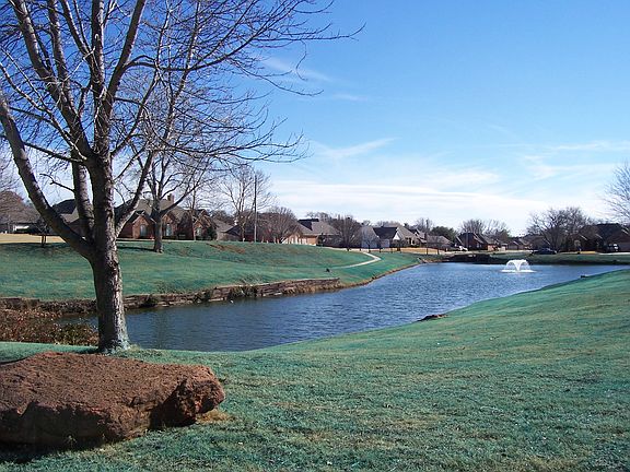 View of largest fishing pond