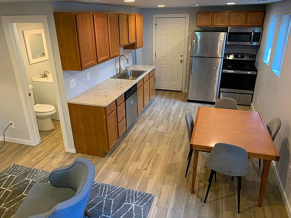 Kitchen, Dining and 1/2 bath