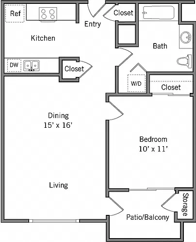 Floor plan 1C