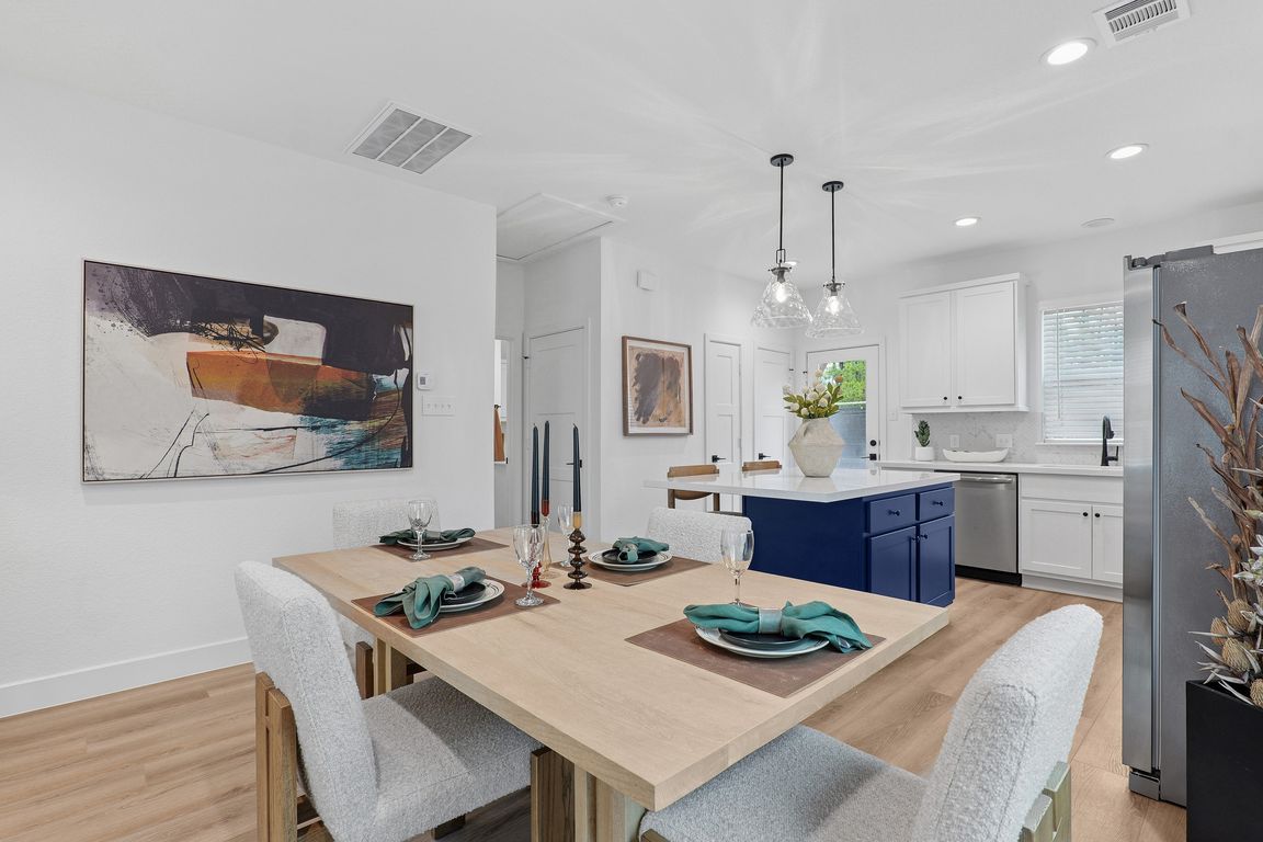 Ellery Lane Apartments Dining Area and Kitchen