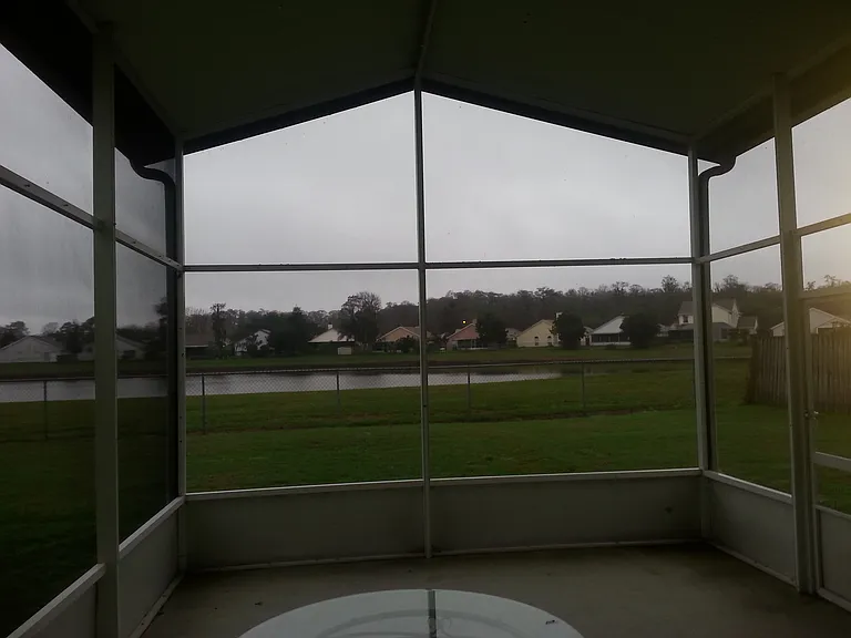 SCREENED BACK PORCH
