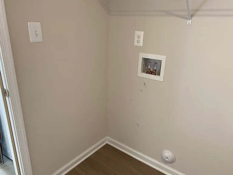Laundry room washer/dryer hook-ups