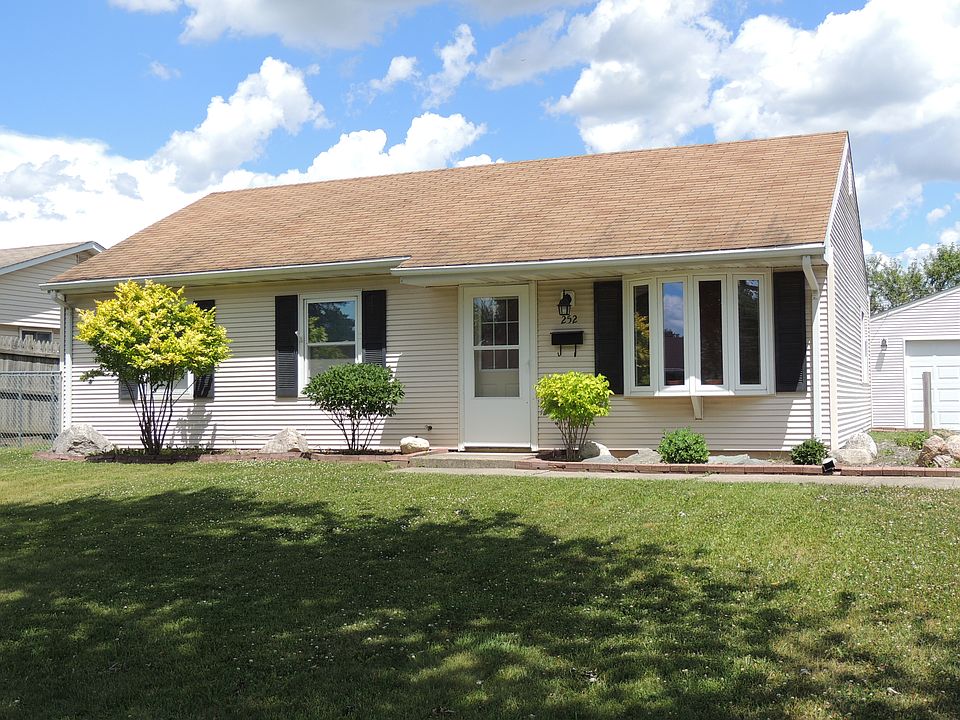 House sits atop slight slope