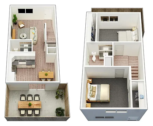 Floor plan Townhome
